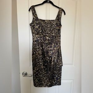 London Times leopard print dress.